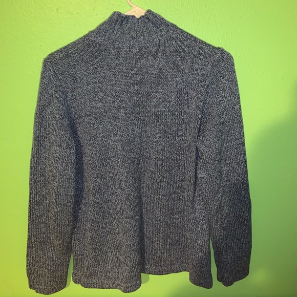 L.L. Bean Cotton Knit Zip Up Sweater - Picture 4 of 8